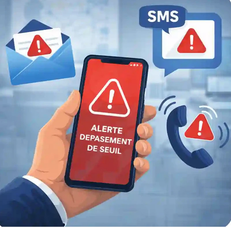 Alertes sur dépassement de seuils