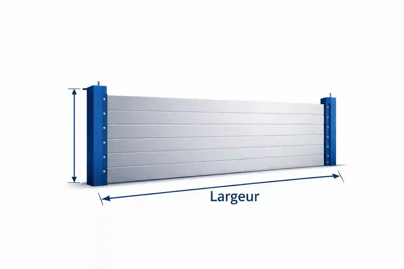 Dimensions pour un batardeau