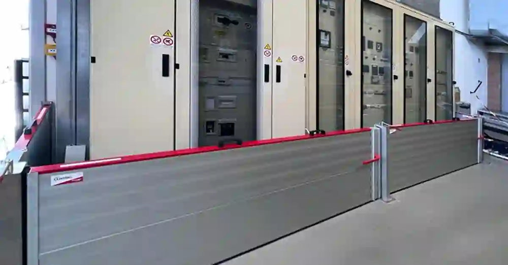 Barrière anti-inondation sans un local électrique