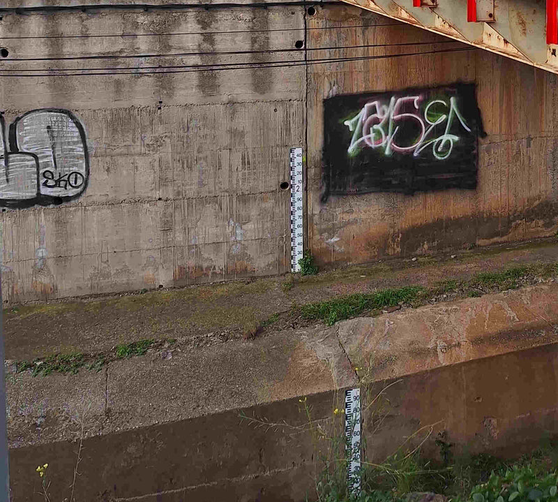 échelle de hauteur d'eau