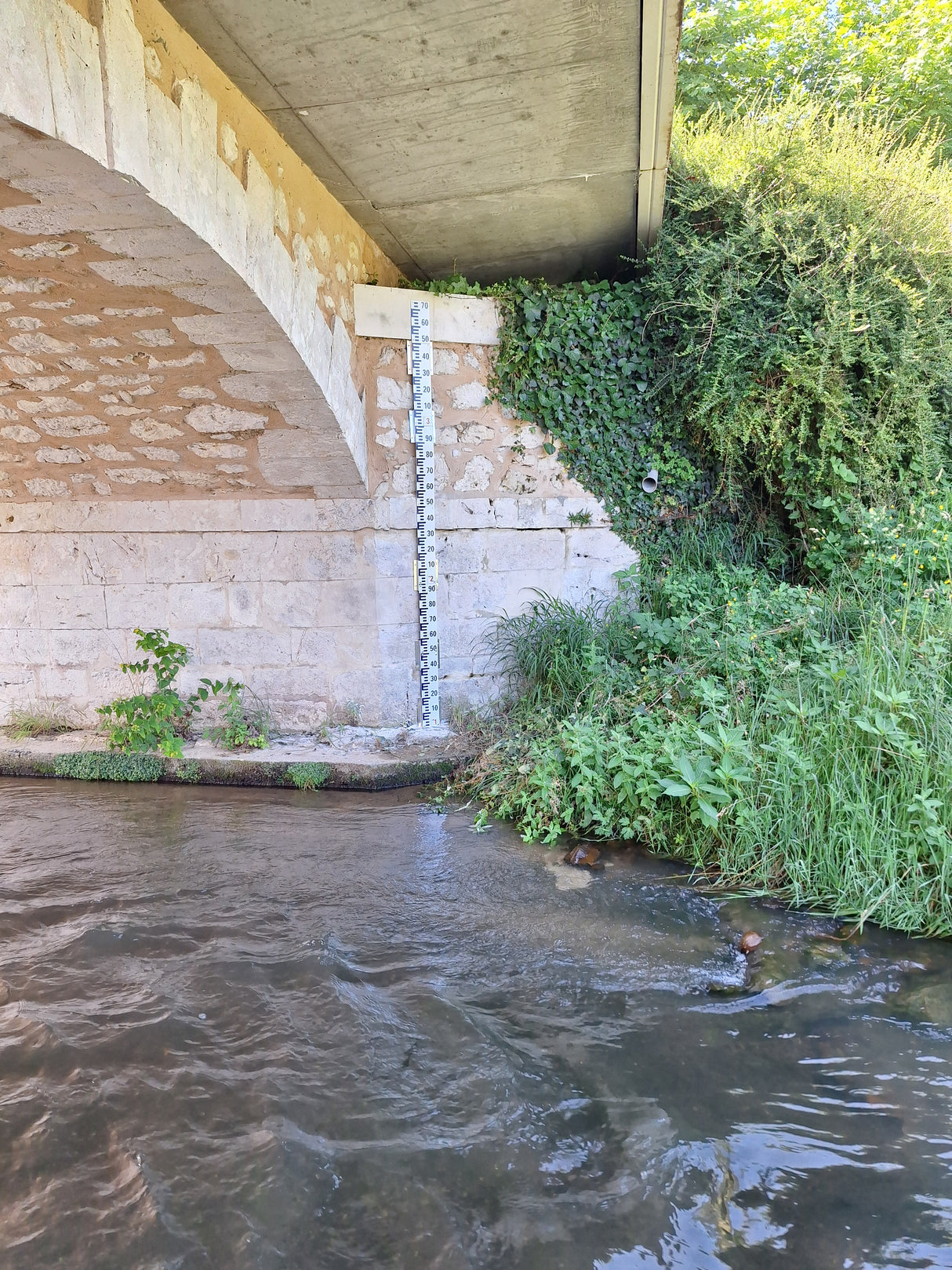 Échelles limnimétriques – Mesure visuelle du niveau d’eau