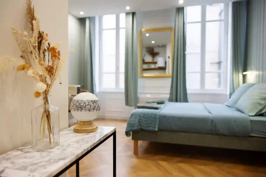 Capteur de qualité de l'air intérieur oGoXe-R Pamelito dans une chambre