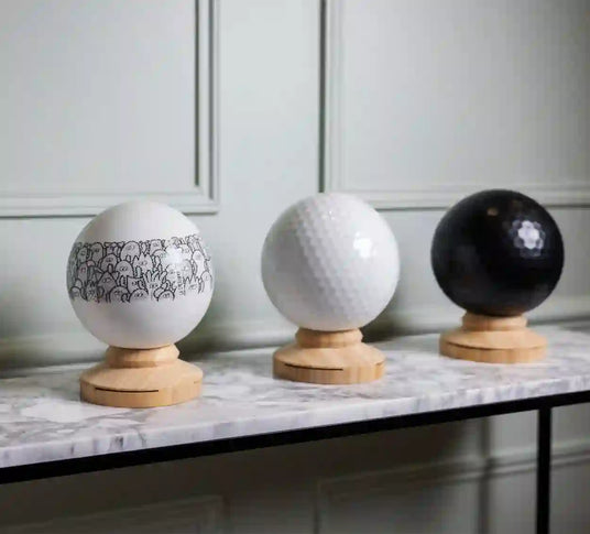 Trois modèles oGoXe-R en porcelaine de Limoges et bambou