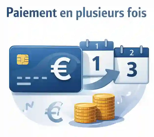 Possibilité de payer en plusieurs fois