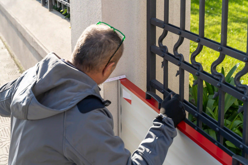 Une prise de mesures pour un batardeau